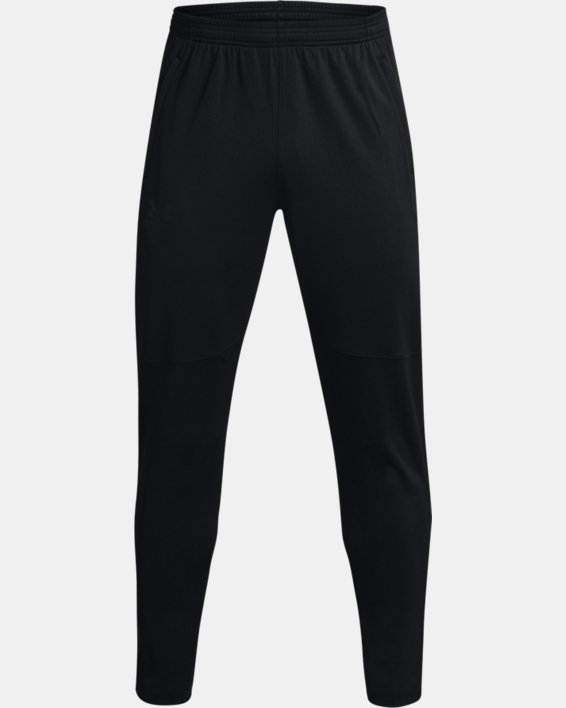 Men's UA Pique Track Pants, Black, pdpMainDesktop image number 5